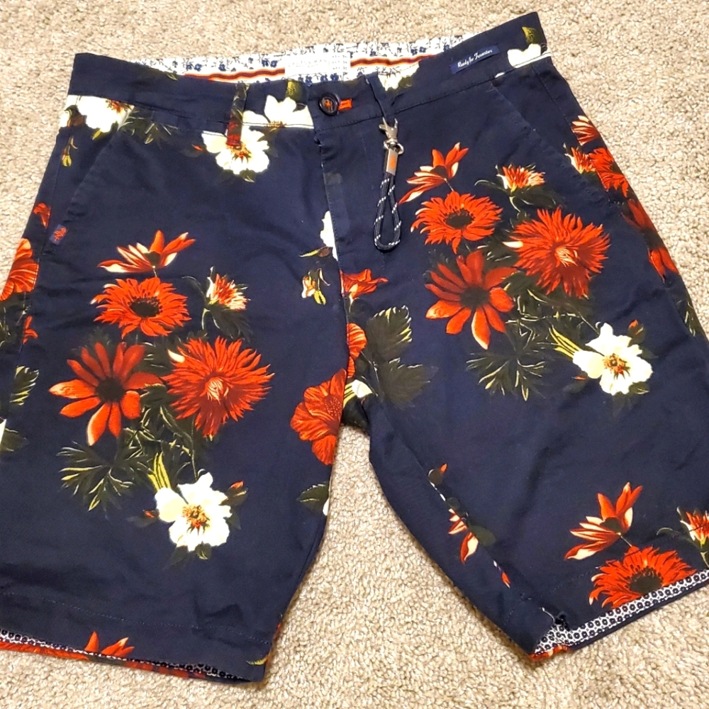 Cactus Man Floral Shorts